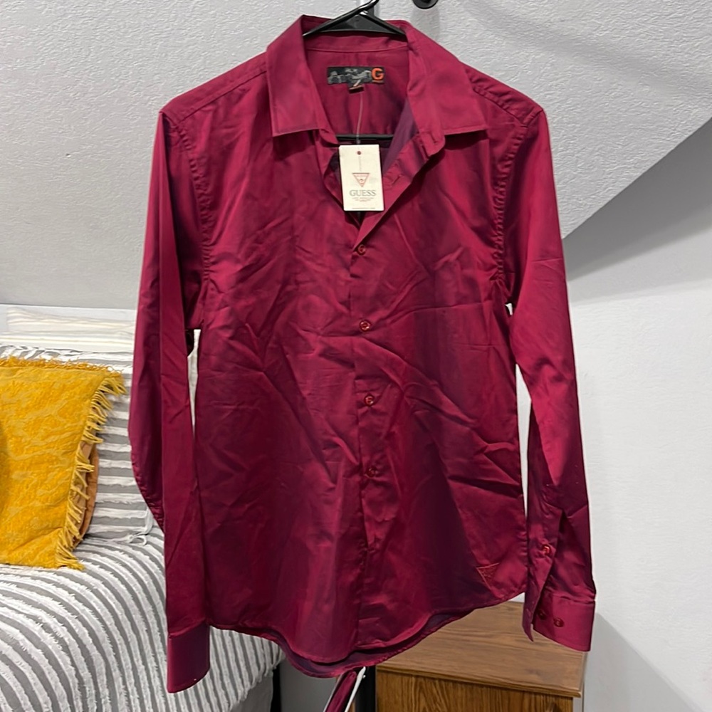 Men’s G by Guess Button Up Long Sleeved Shirt Size XS